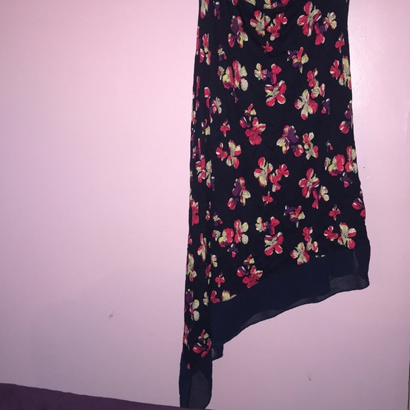 Strapless floral Macy’s high-low party dress - Picture 3 of 3